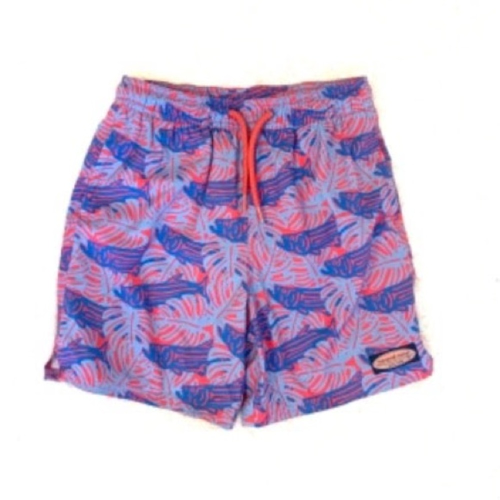 Vineyard Vines - Fish Pattern Swim Trunks - Size 12/14